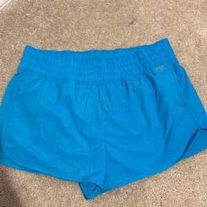 PINK Victoria's Secret Blue Athletic Shorts with Elastic Waistband